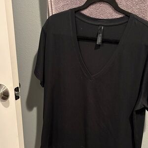 SKIMS Black Short Sleeve Tee